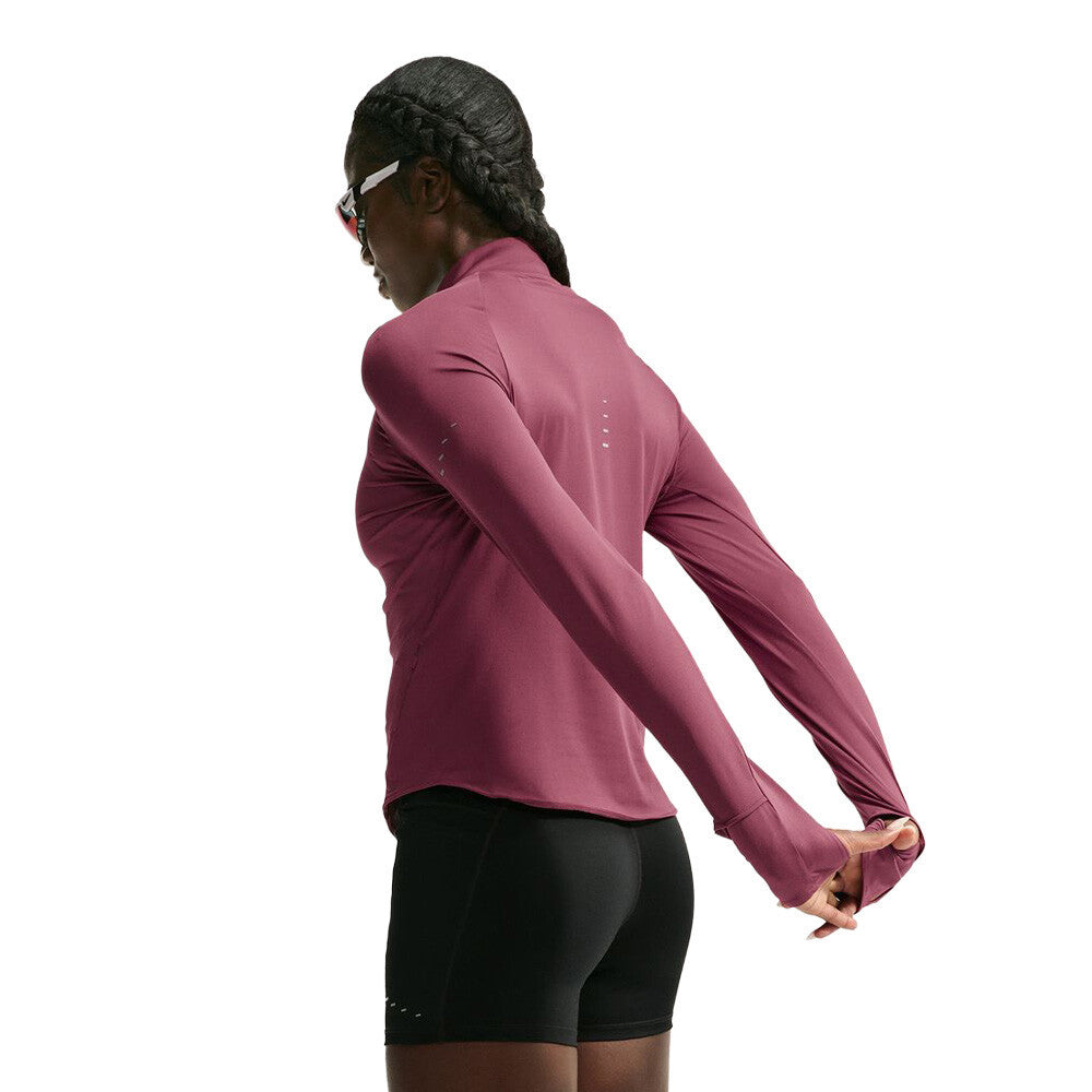 Nike Tempo Dri-FIT 1/4-Zip Women's Half Zip Top - Pink Smoke
