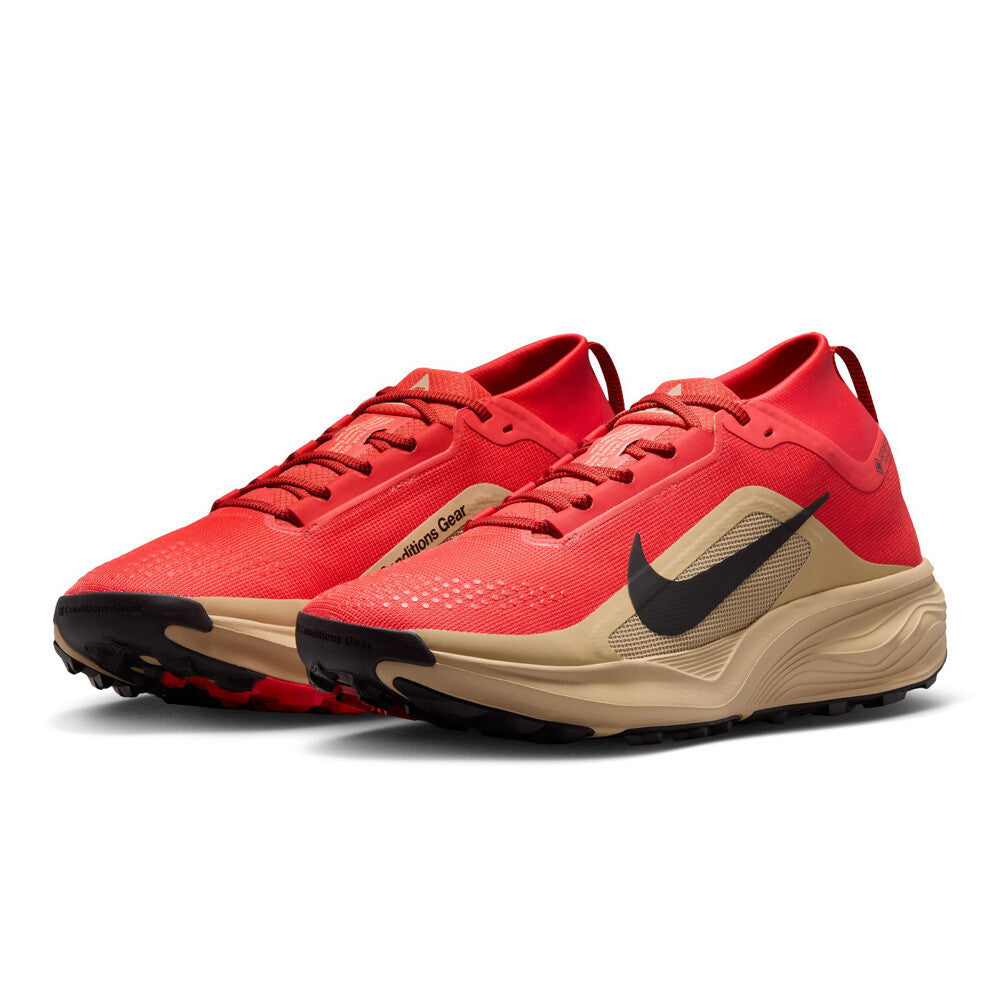Nike ACG Pegasus GORE-TEX Men's Trail Running Shoes - Light Crimson/Black/Linen
