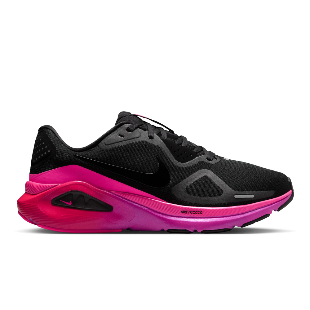 Nike Structure 26 Women's Running Shoes - Black/Hyper Pink/Laser Crimson