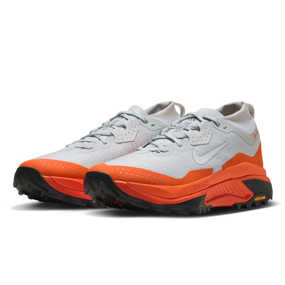 Nike ACG Zegama GORE-TEX Women's Trail Running Shoes - Light Silver/Safety Orange/Black