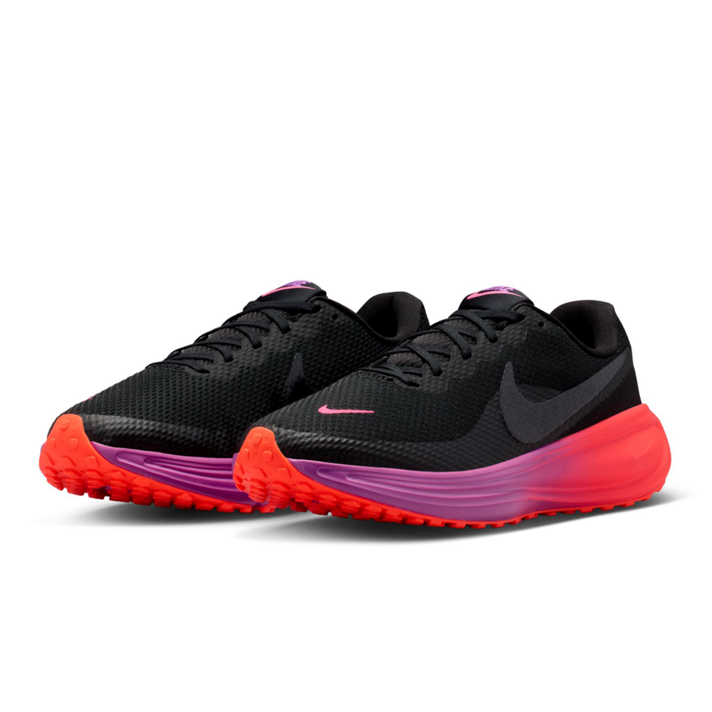 Nike Revolution 8 Women's Running Shoes - Black/Bright Crimson/Fuchsia Blast