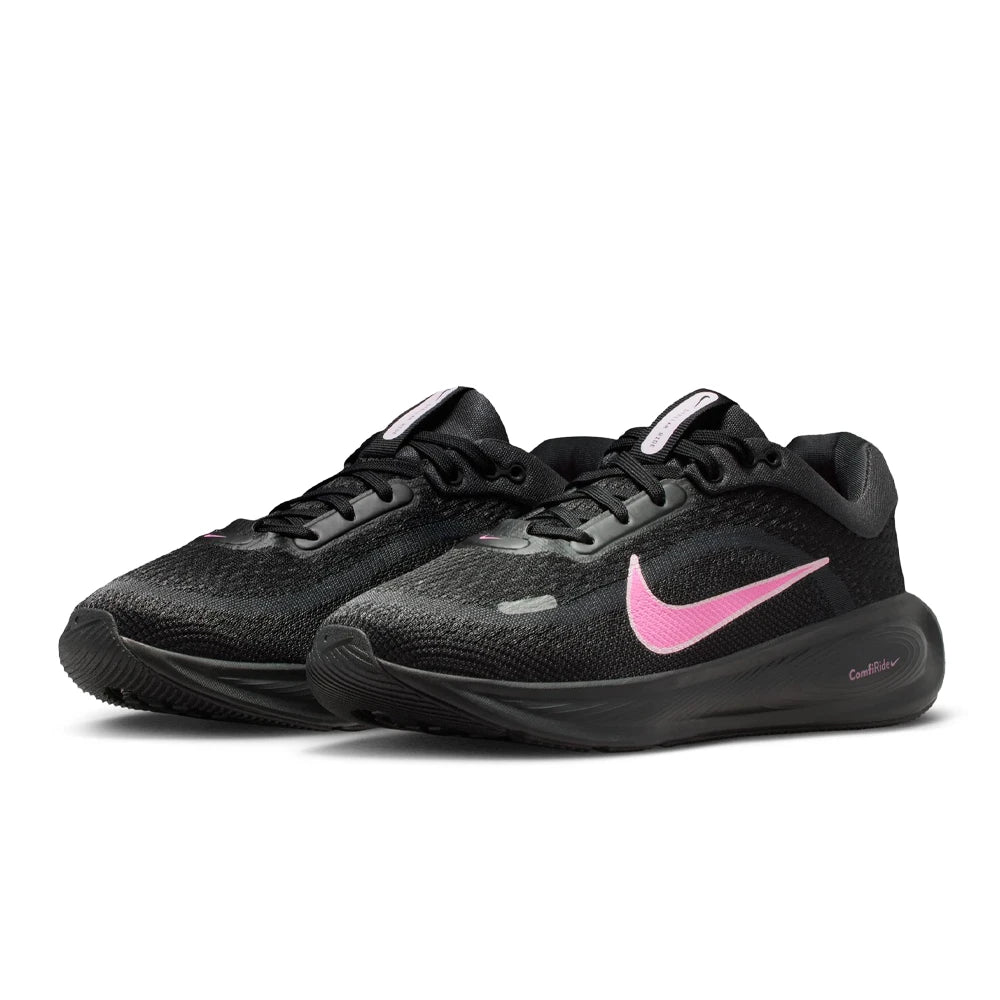 Nike Junior Stellar Ride Running Shoes - Black/Playful Pink/Anthracite