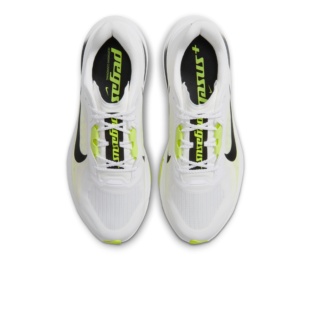 Nike Pegasus Plus 2 Men's Running Shoes - White/Lemon Venom/Black