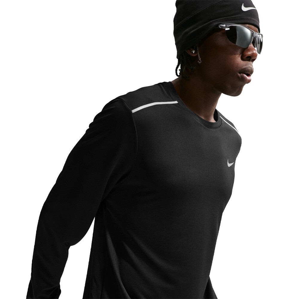 Nike Dri-FIT Miler Men's Running Top - Black