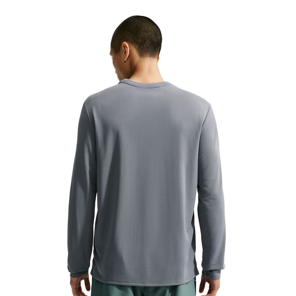 Nike Dri-FIT Miler Men's Running Top - Smoke Grey/Reflective Silver