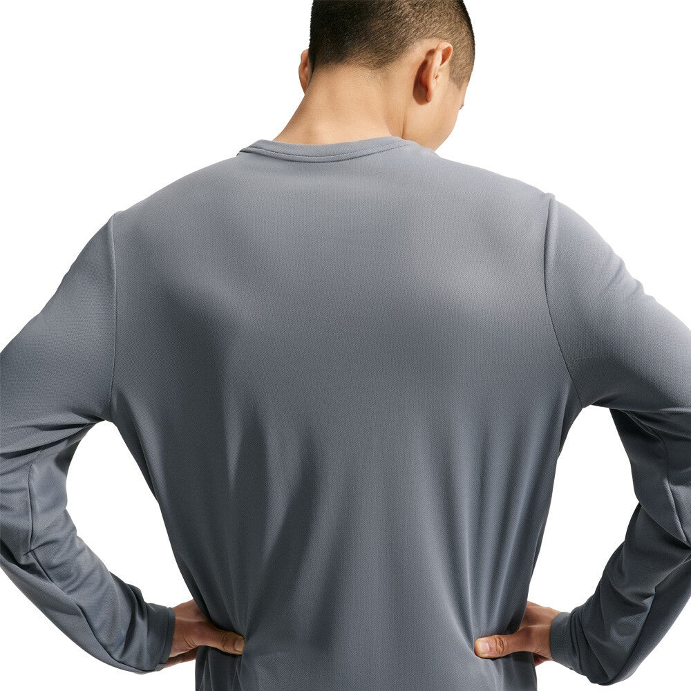 Nike Dri-FIT Miler Men's Running Top - Smoke Grey/Reflective Silver