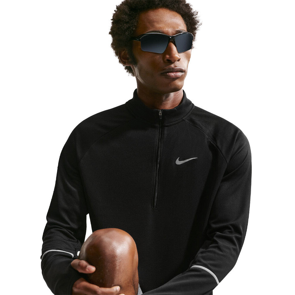 Nike Miler Dri-FIT 1/2 Zip Men's Running Top - Black