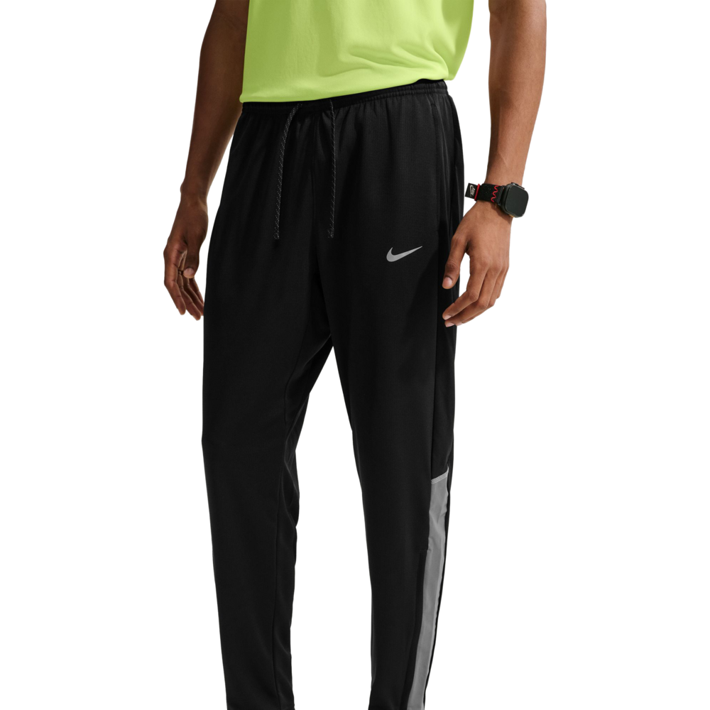 Nike Dri-FIT Miler Winterised Knit Men's Running Pants - Black/Reflective Silver