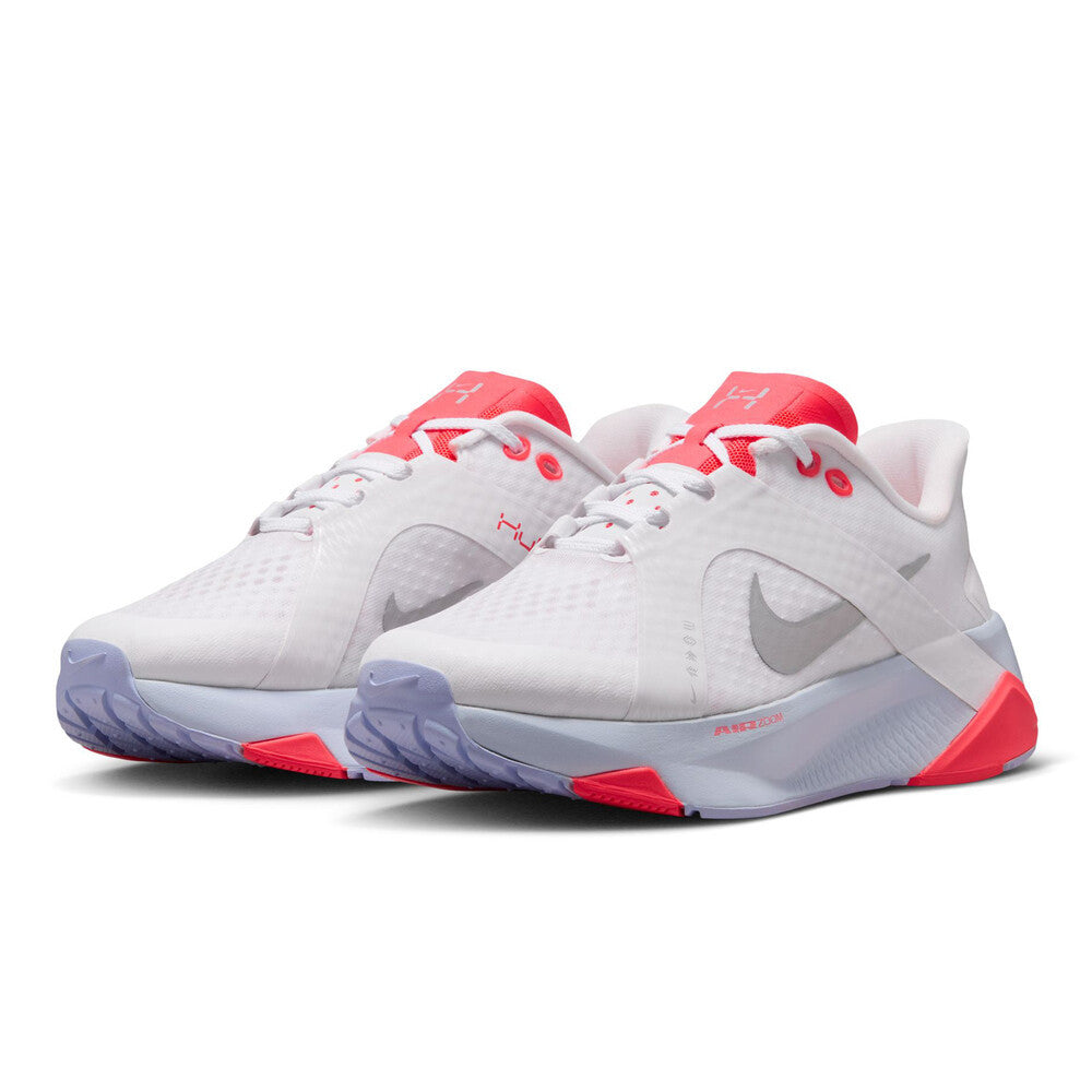 Nike Hybrid RN Women's Training Shoes - White/Laser Crimson/Football Grey