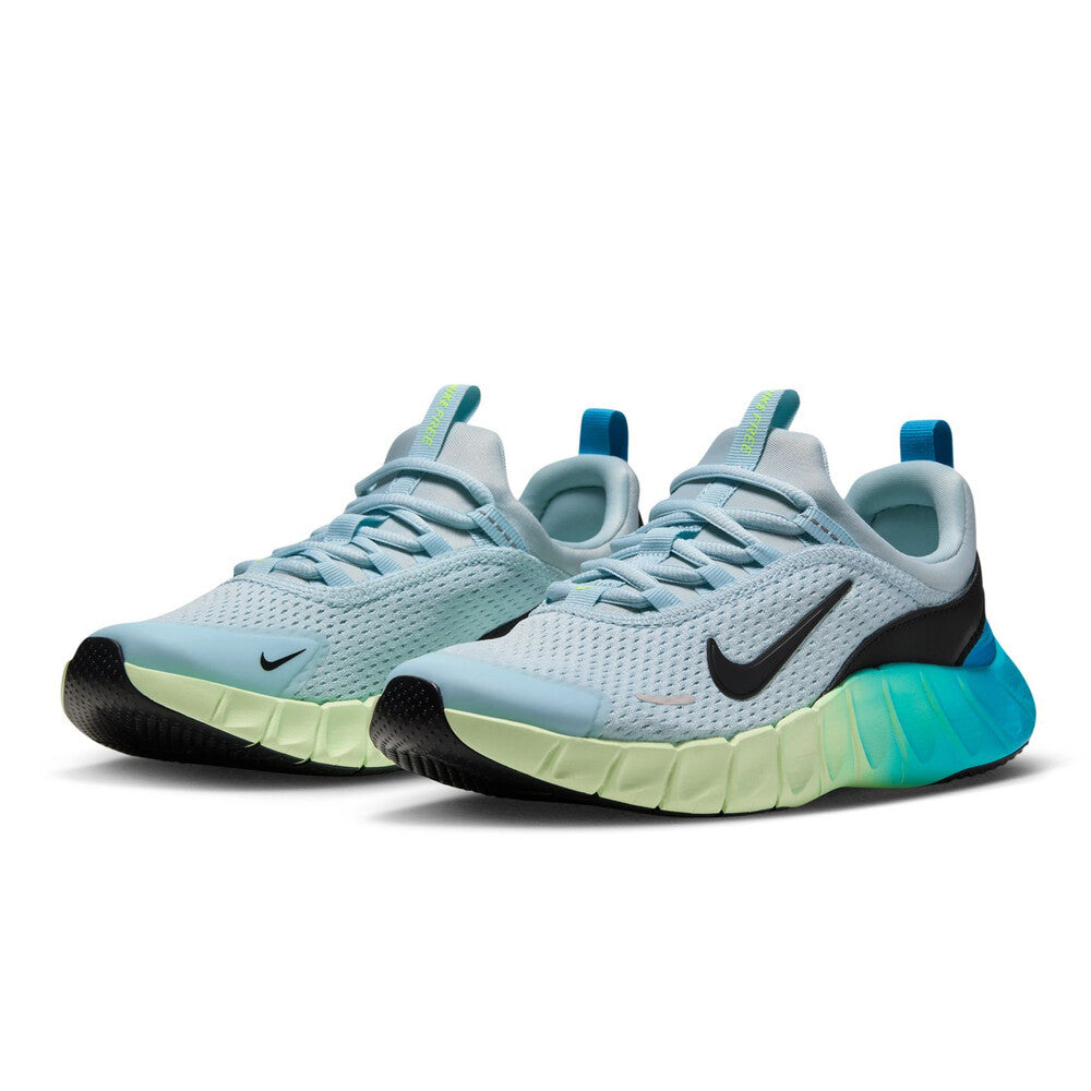 Nike Junior Free Ride Running Shoes - Glacier Blue/Light Current Blue/Barely Volt