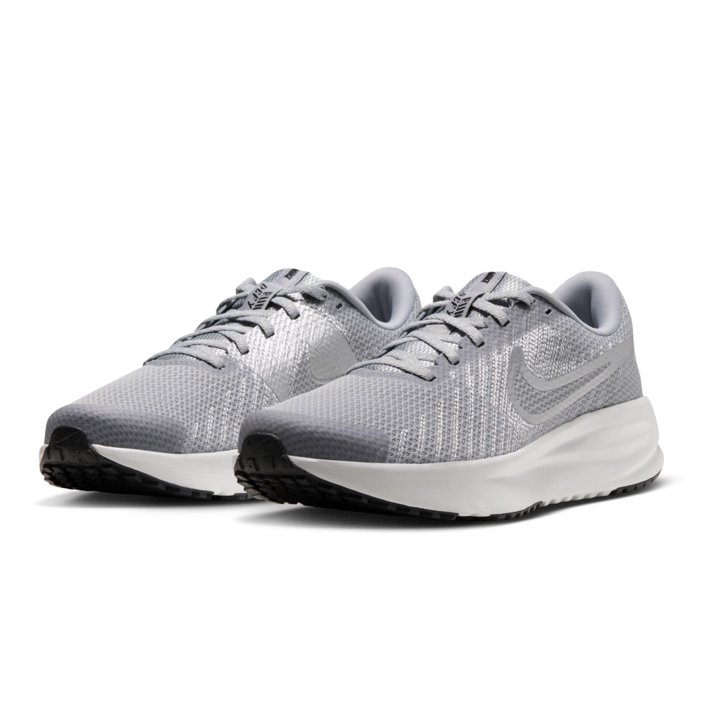 Nike Run Defy Women's Running Shoes - Wolf Grey/Metallic Silver/Off White