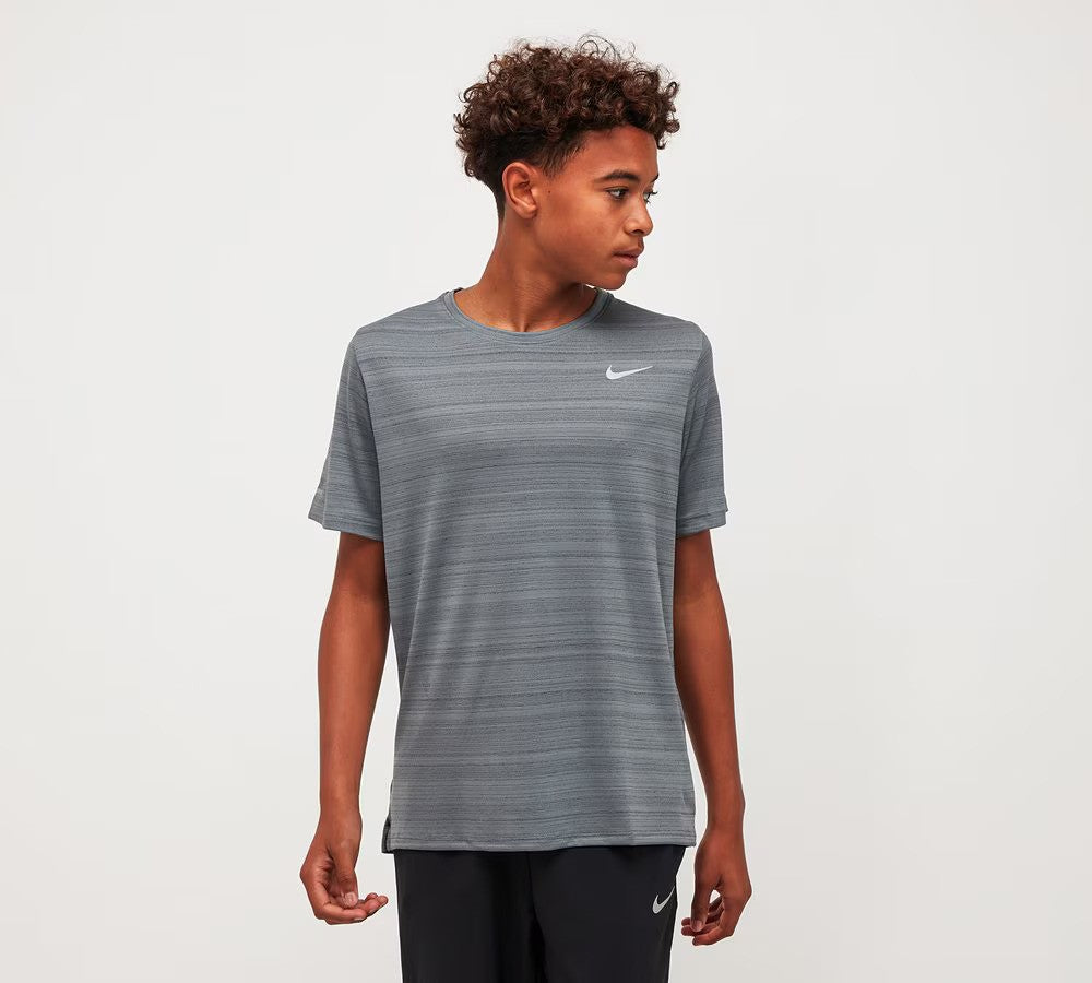 NIKE MILER T SHIRT JUNIOR - GREY