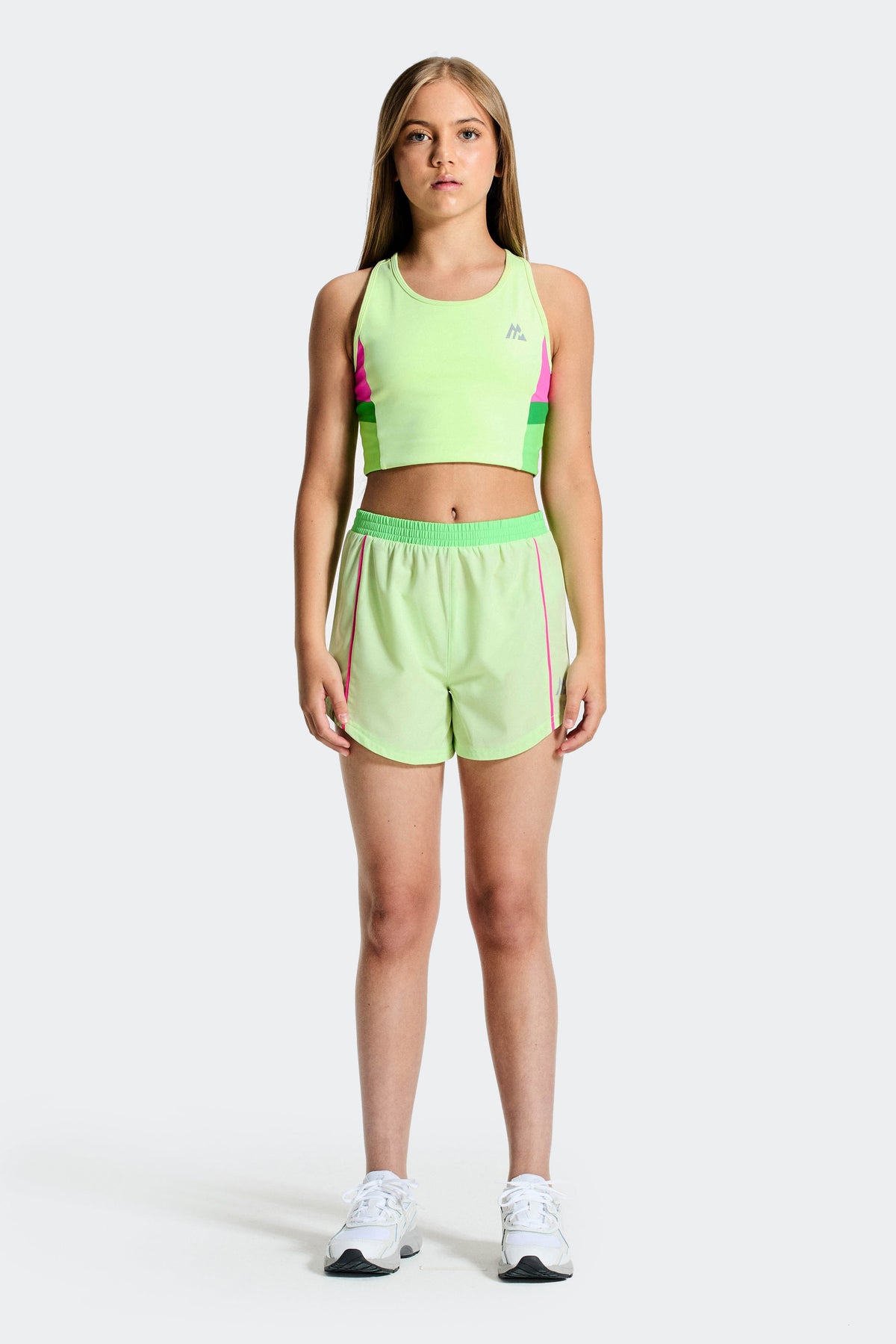 Montirex Girls' Lumina Short - Iced Matcha Pistachio Magenta
