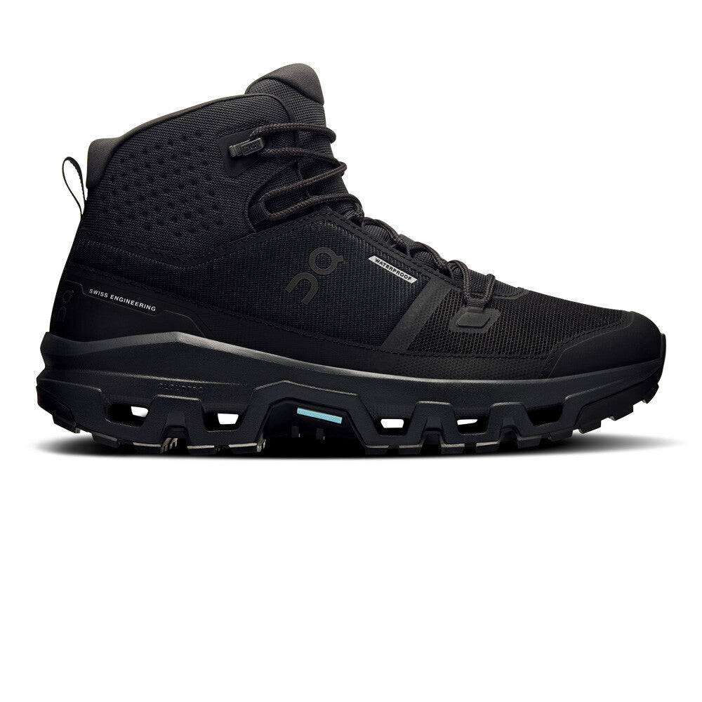 On Cloudrock Mid Waterproof Men's Hilking Boots - Black