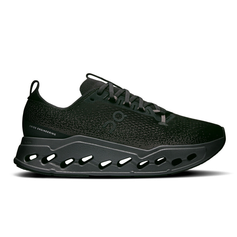 On Cloudsurfer Max Men's Running Shoes (2E Width) - Black/Eclipse