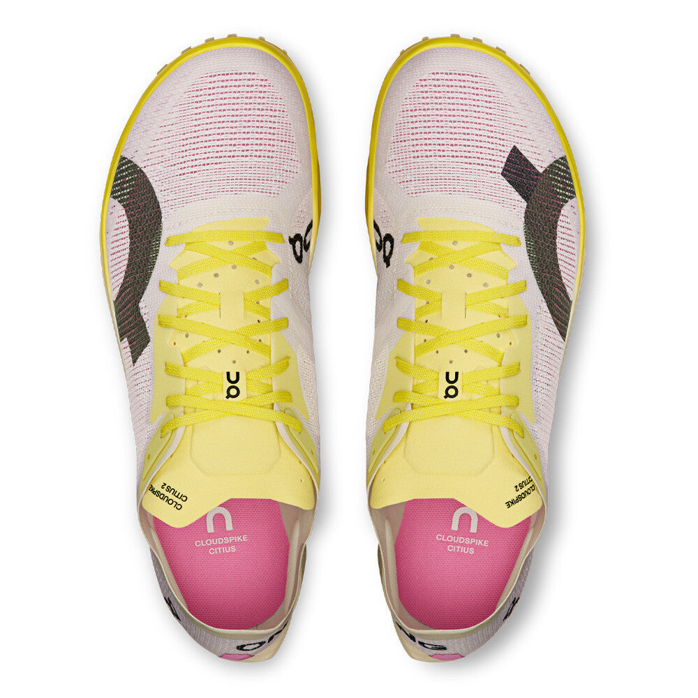 On Cloudspike Citius 2 Men's Running Spikes - White/Raspberry