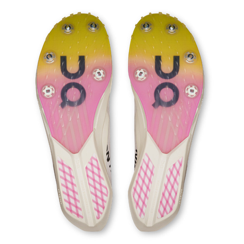 On Cloudspike Amplius 2 Men's Running Spikes - White/Raspberry
