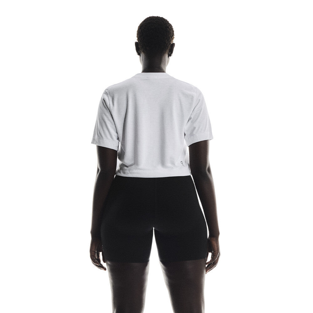 On Train-T Cropped Women's Crop Top - White