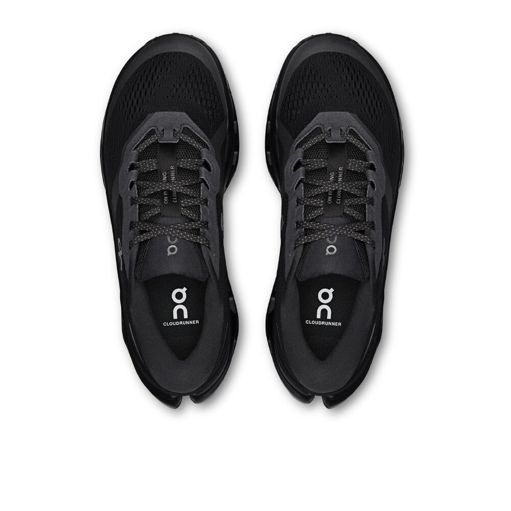 On Cloudrunner 3 Men's Running Shoes (2E Width) - Black