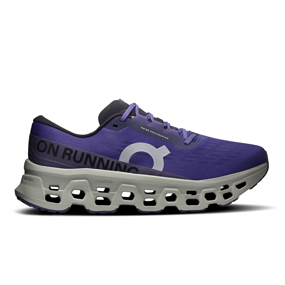 On Cloudmonster 3 Men's Running Shoes (2E Width) - Twilight/White