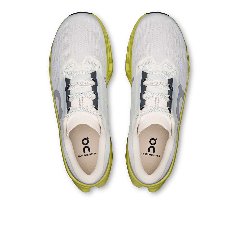 On Cloudmonster 3 Men's Running Shoes - Ivory/Limelight