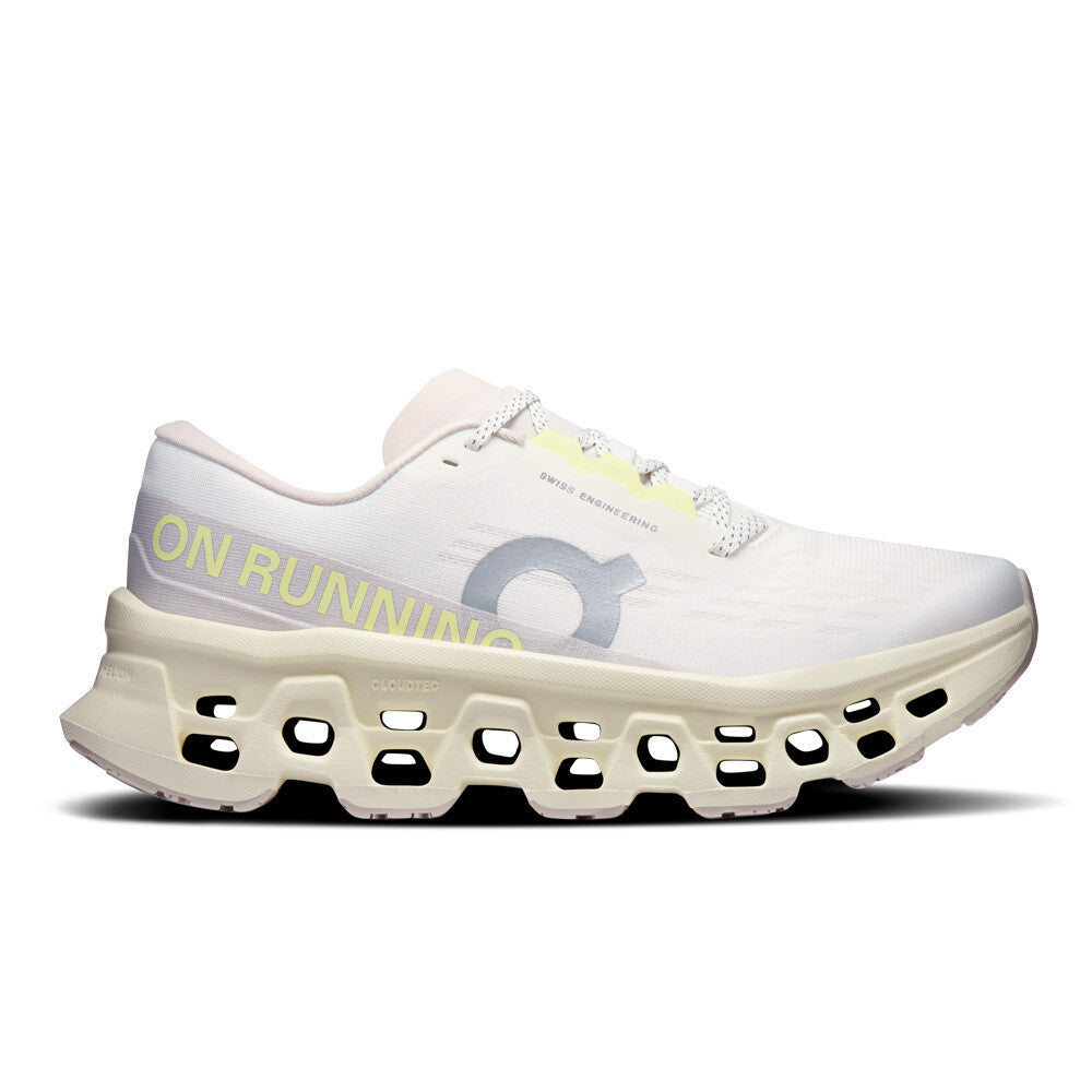 On Cloudmonster 3 Women's Running Shoes - Ivory/Seedling