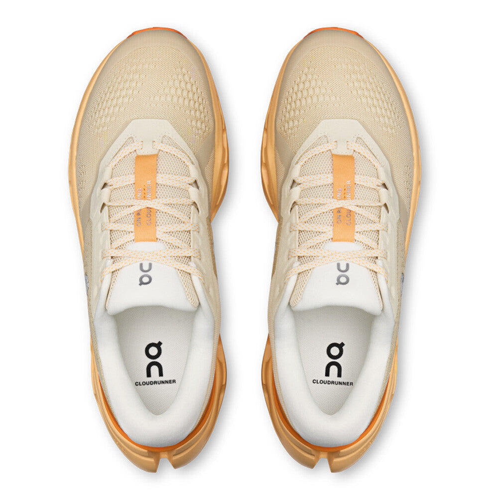 On Cloudrunner 3 Men's Running Shoes - Grain/Saffron