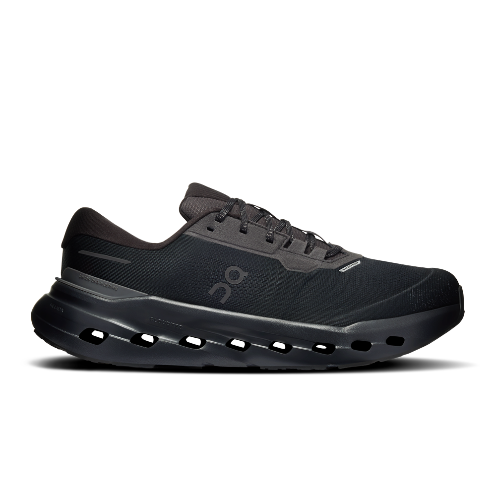 On Cloudrunner 3 Waterproof Men's Running Shoes - Black
