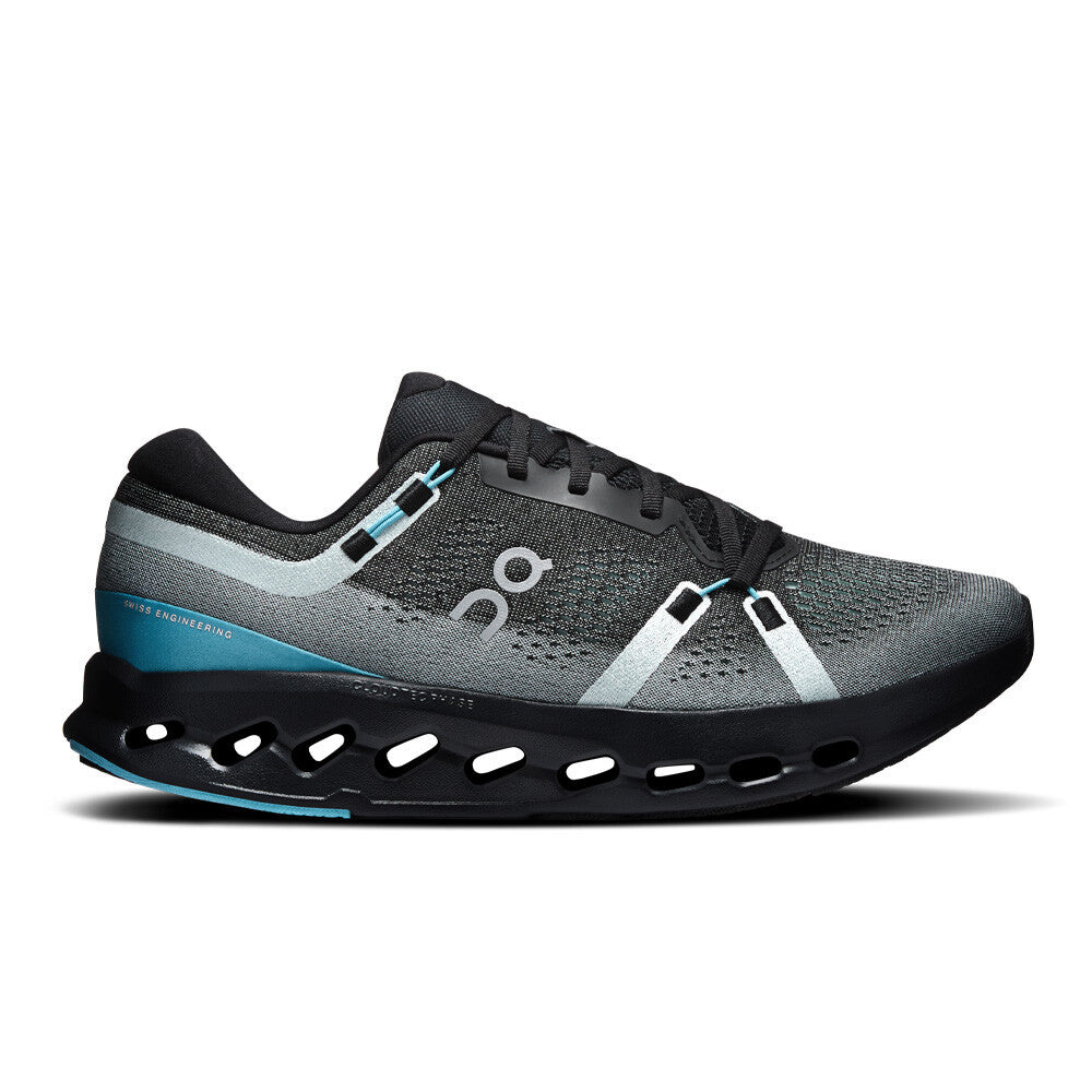 On Cloudsurfer 2 Men's Running Shoes - Black/Flurry