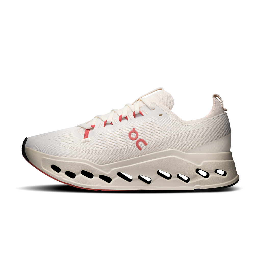 On Cloudsurfer Max Men's Running Shoes - Ivory/Dustrose