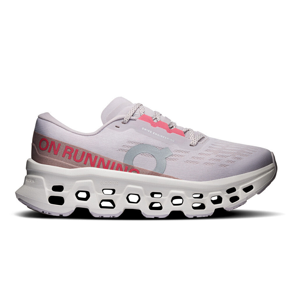 On Cloudmonster 3 Women's Running Shoes - Ether/Ivory