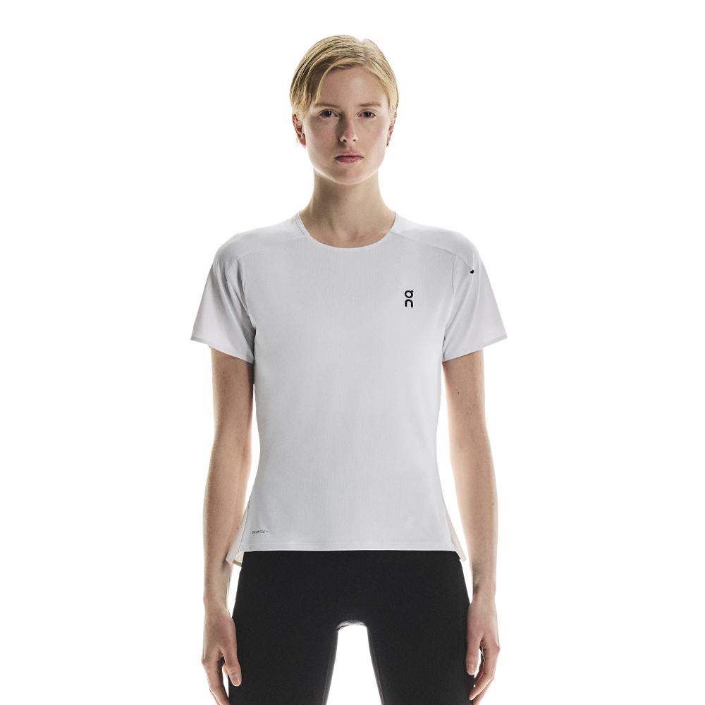 On Performance-T Women's Running T-Shirt - White/Silver