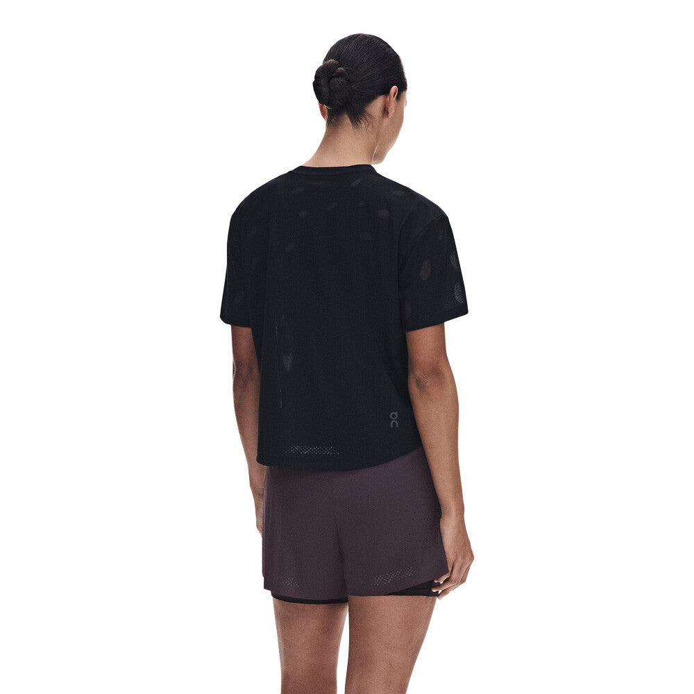 On Zero-T Breathe Women's Running T-Shirt - Black