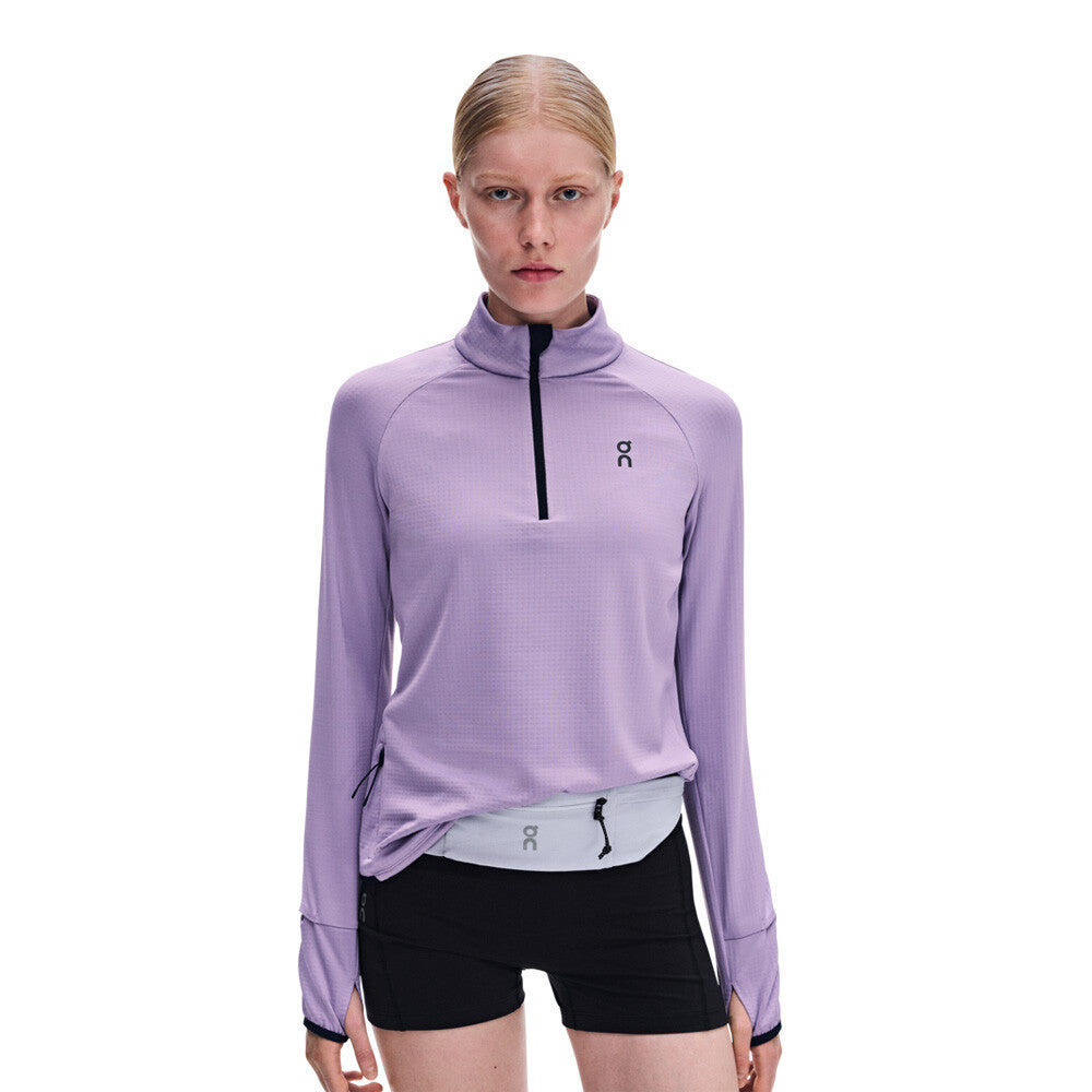 On Climate Women's Half Zip Top - Mallow