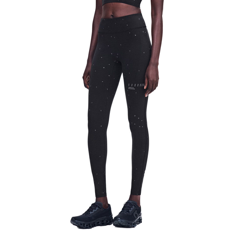 On Performance Lumos Women's Running Tights - Black/Eclipse