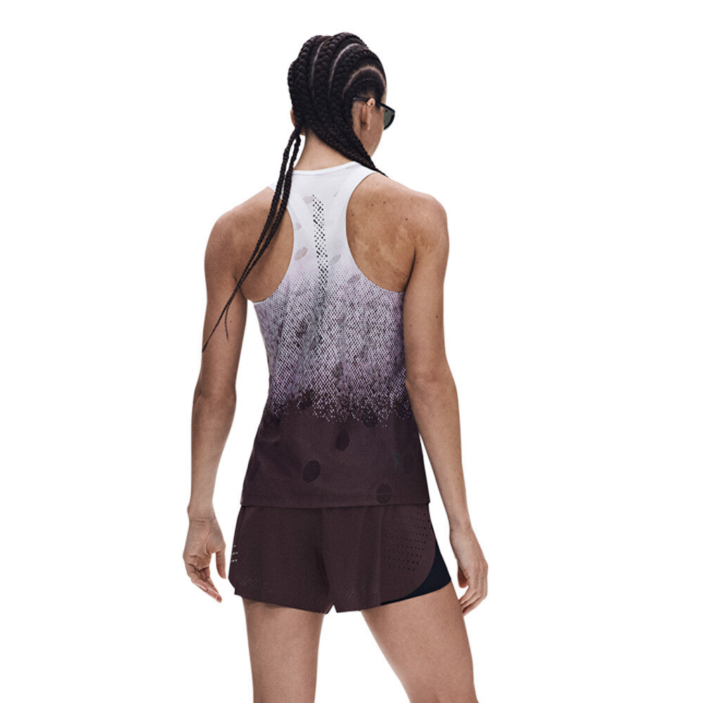On Zero Breathe Women's Tank Top - Foxglove/White