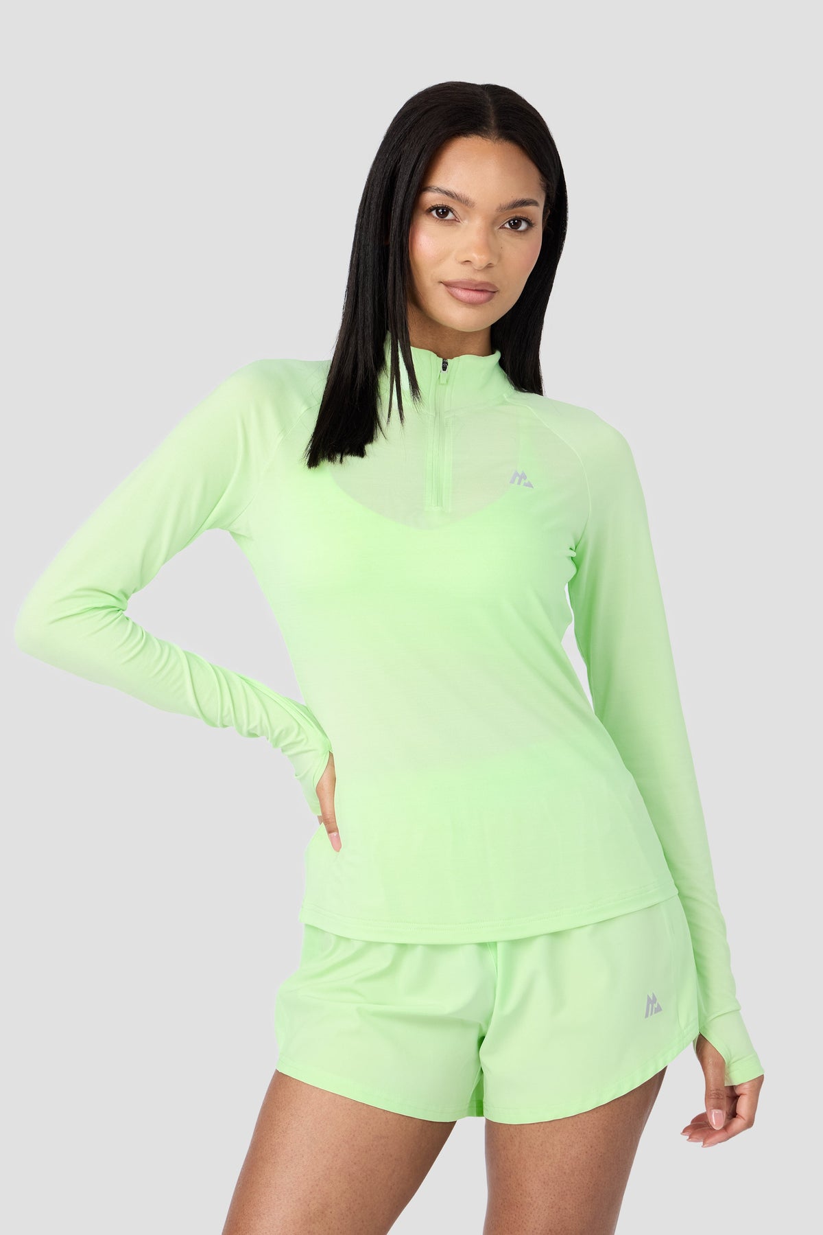 Montirex Women's Breathe 1/4 Zip - Green (MTXW0787-1772)