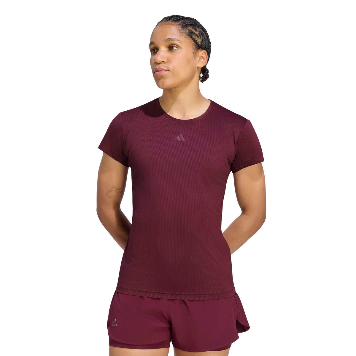 adidas Freelift Women's T-Shirt - Wine Red