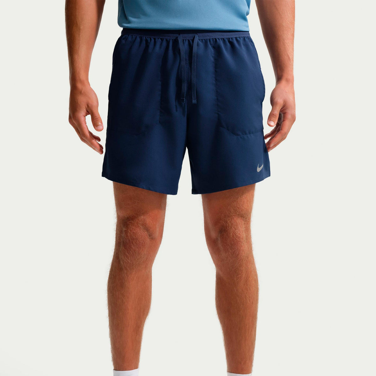 Nike Stride 7in Men's Shorts - Dark Blue/Silver
