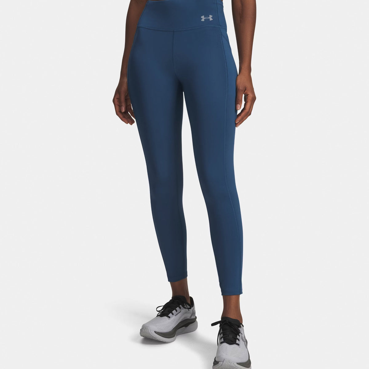 Under Armour Velociti Ankle Women's Running Tights - Blue/Silver