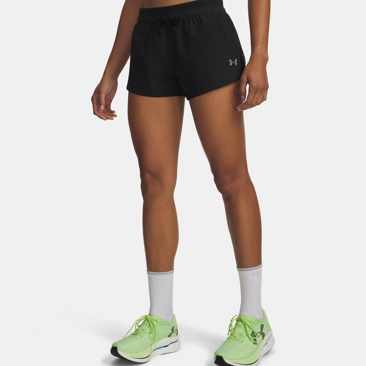 Under Armour Velociti Pro Vent s Women's Running Shorts - Black/Silver