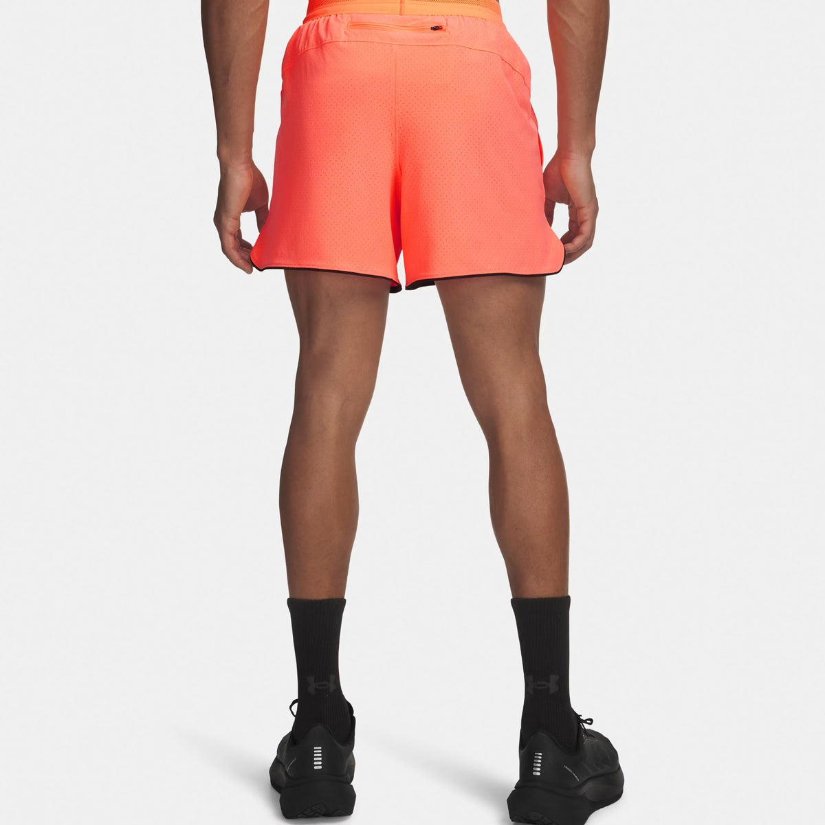 Under Armour Velociti Pro Vent 5in Men's Shorts - Orange/Silver