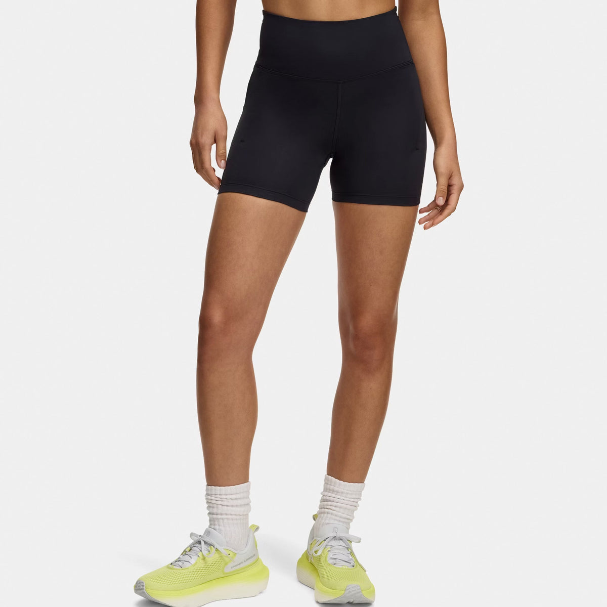 Under Armour Launch Elite 4in Women's Running Tights - Black/Silver