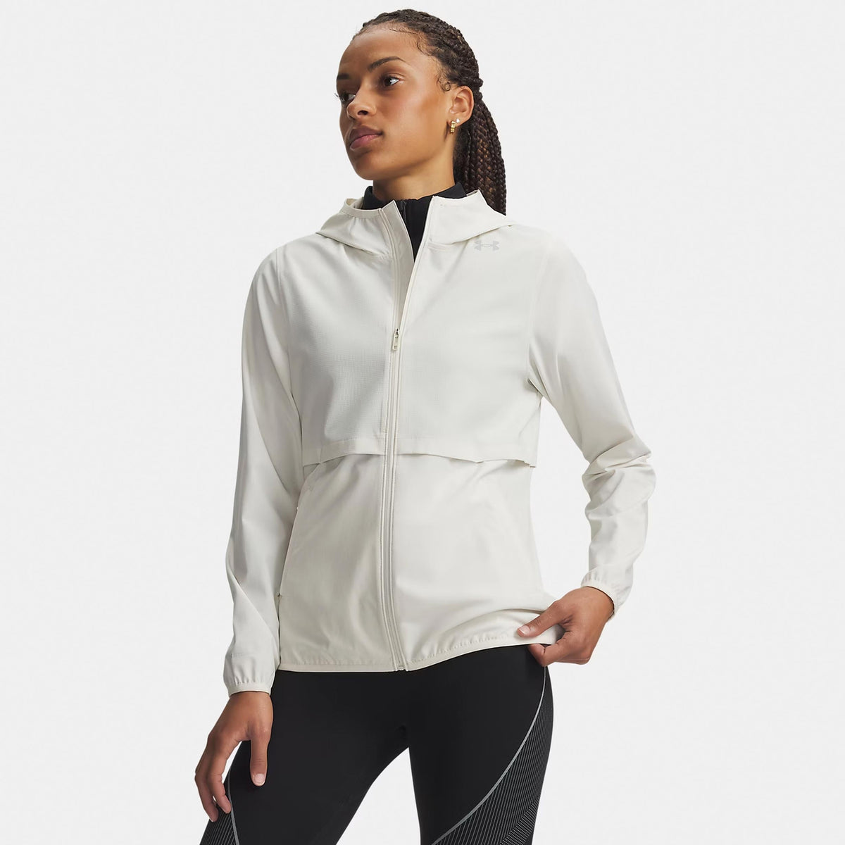 Under Armour Velociti Storm Women's Running Jacket - Beige