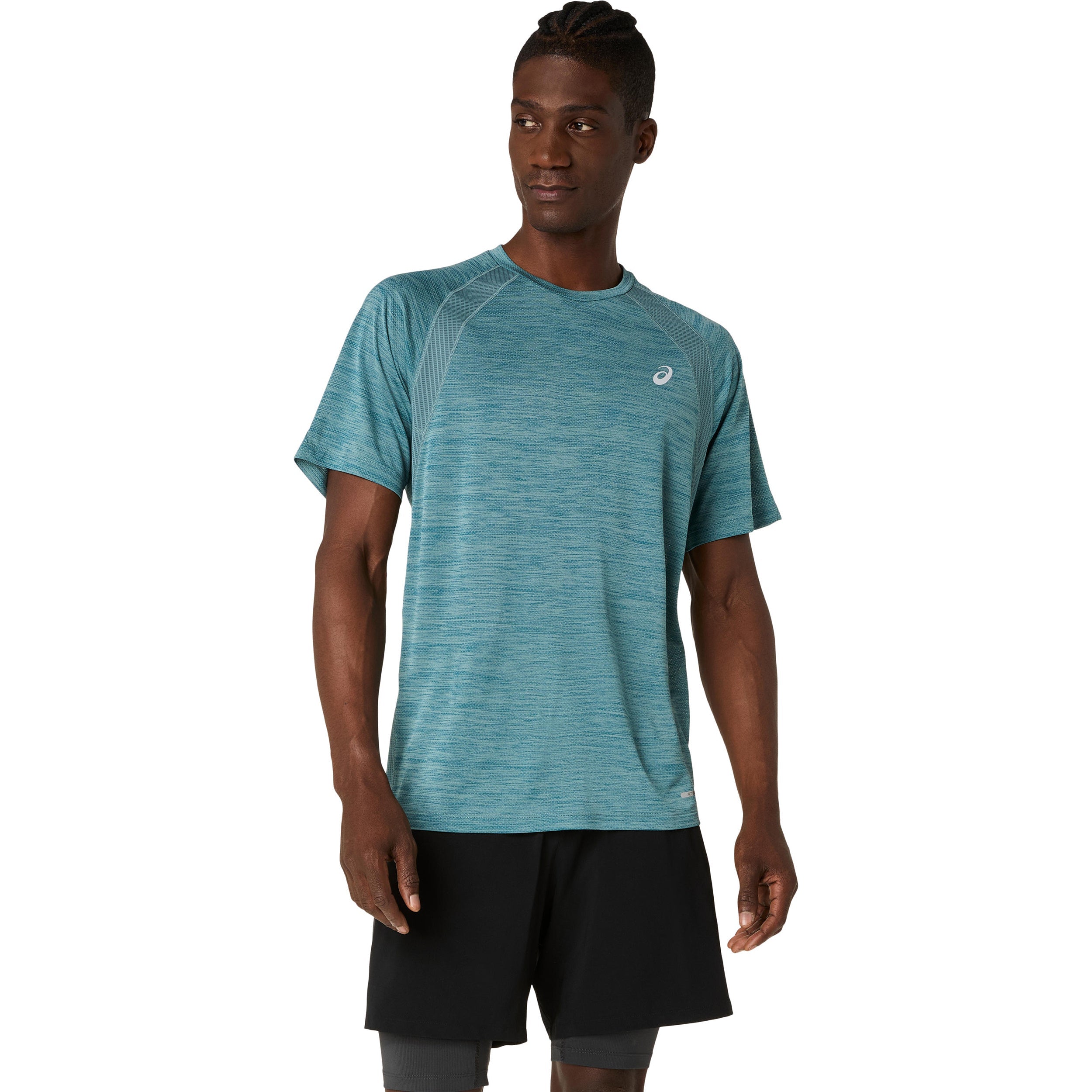 ASICS Road Running shirt Men - turquoise