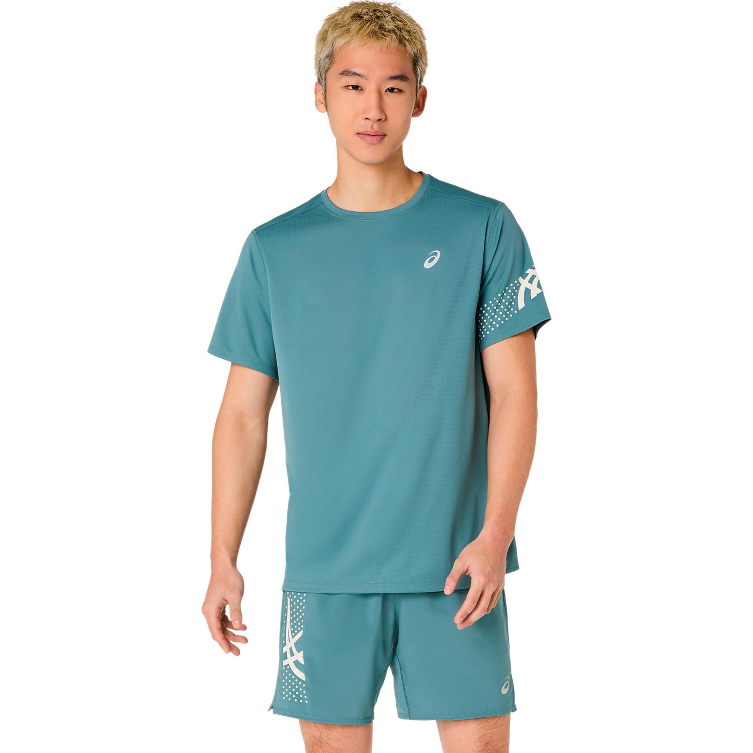 ASICS Icon Running shirt Men - turquoise