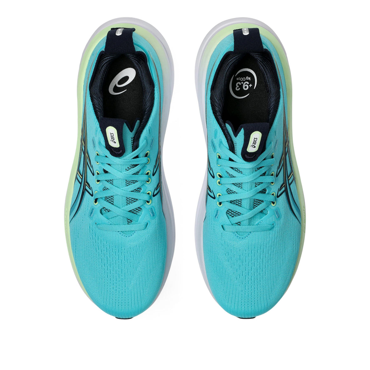 ASICS Gel-Nimbus 28 Men's Running Shoes – Turquoise/Yellow