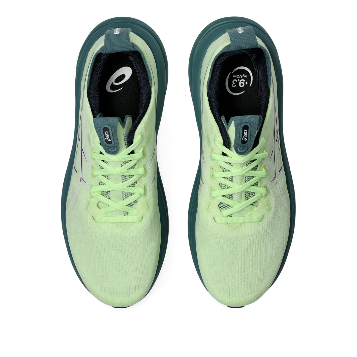 ASICS Gel-Nimbus 28 Men's Running Shoes – Neon Yellow/Turquoise