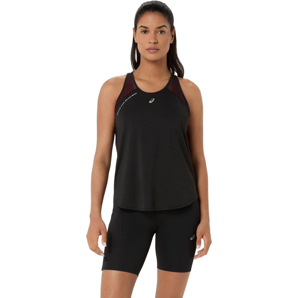 ASICS Road Women's Running T-Shirt - Black (2)