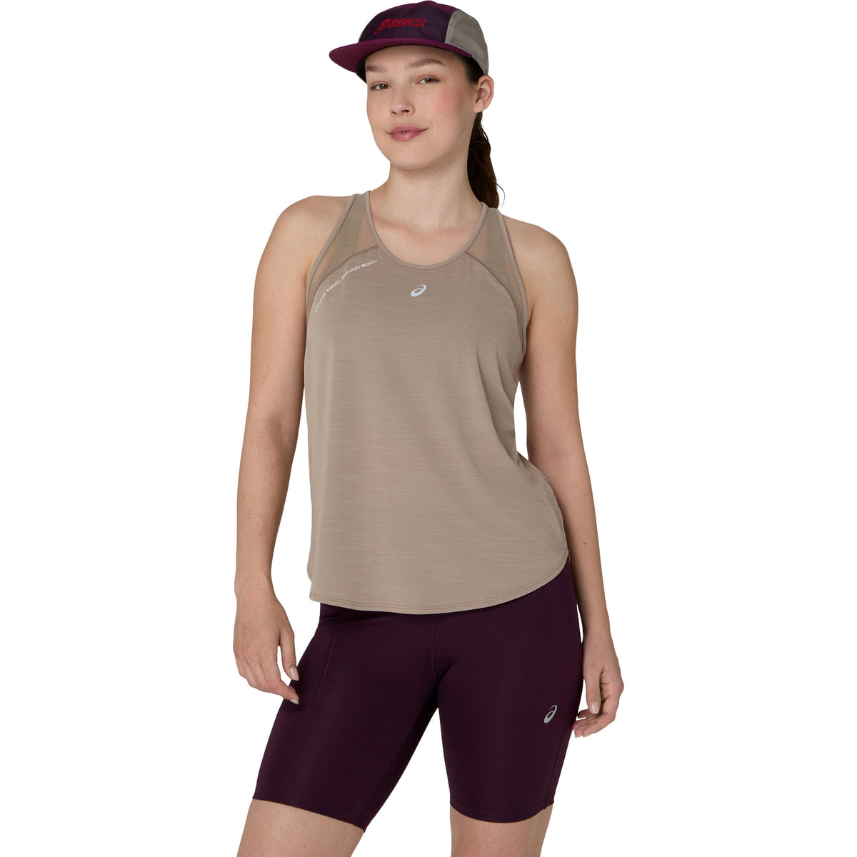 ASICS Road Women's Running T-Shirt - Beige